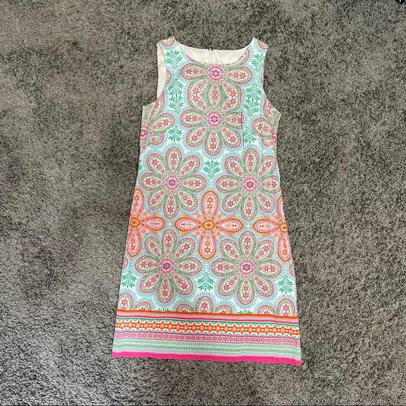 London Times Dresses & Skirts - Colorful Sleeveless Shift London Times Size 4